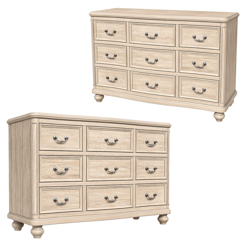 Full House - Chest of drawers 1DRLH093 3D Model