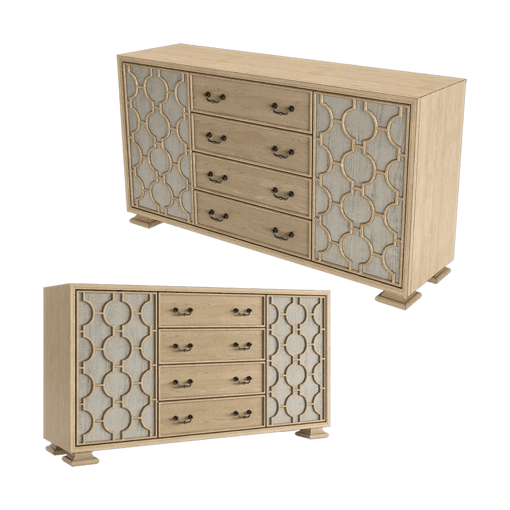 Full House - Chest of drawers 1DRLH095 3D Model