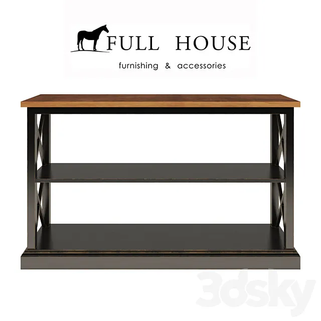 FULL HOUSE. Console 1CNBG021 3D Model