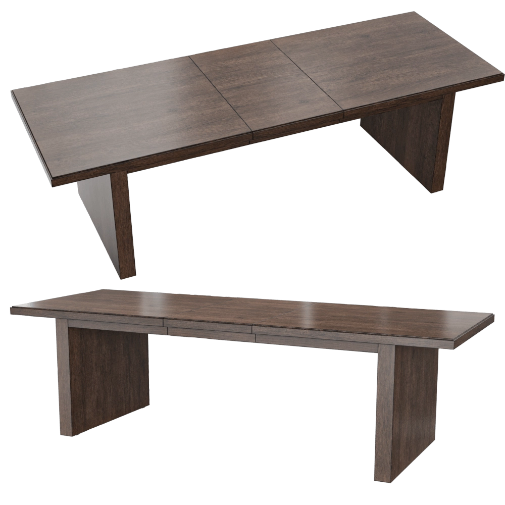 Full House - Extendable dining table 3D Model