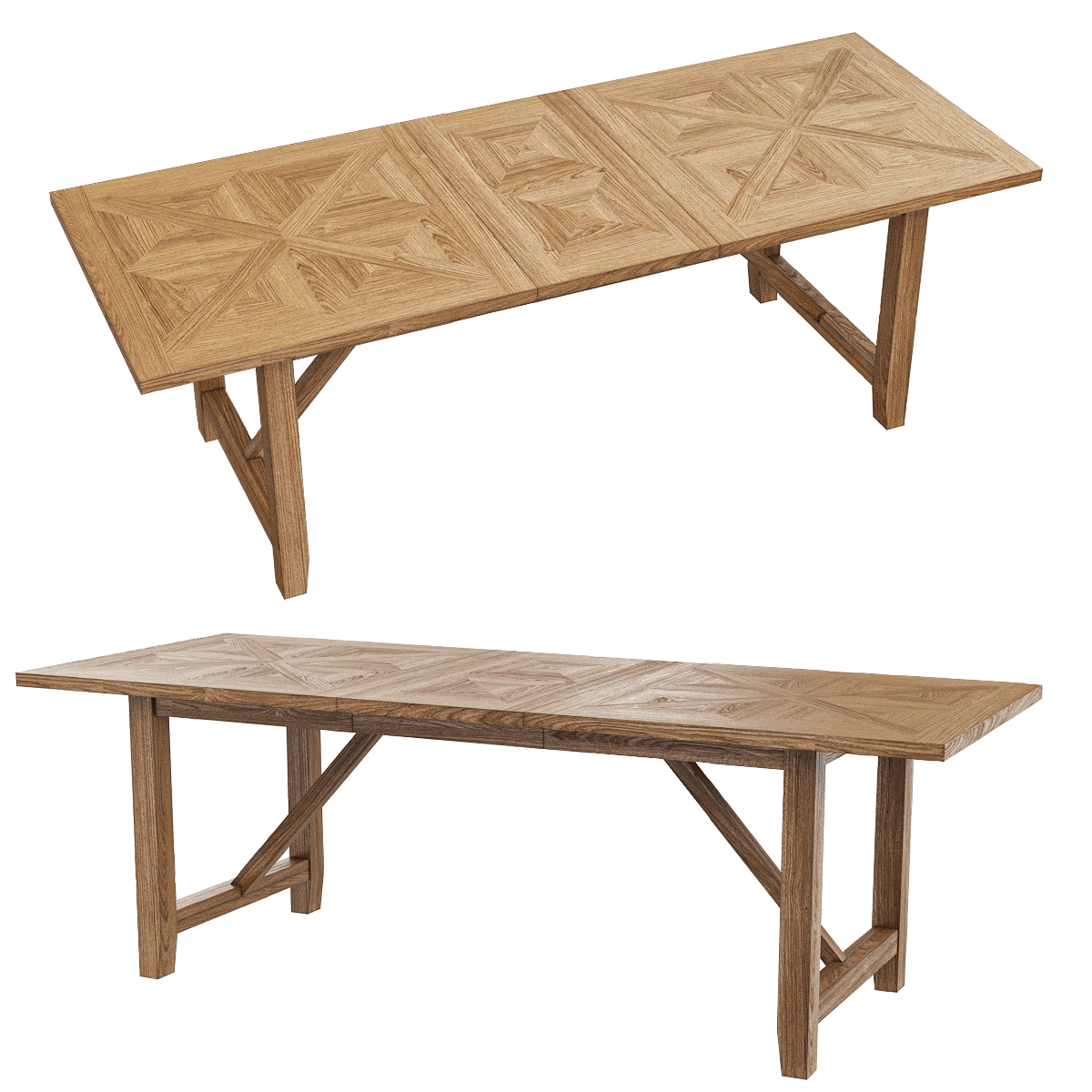 Full House - Extendable dining table 3D Model