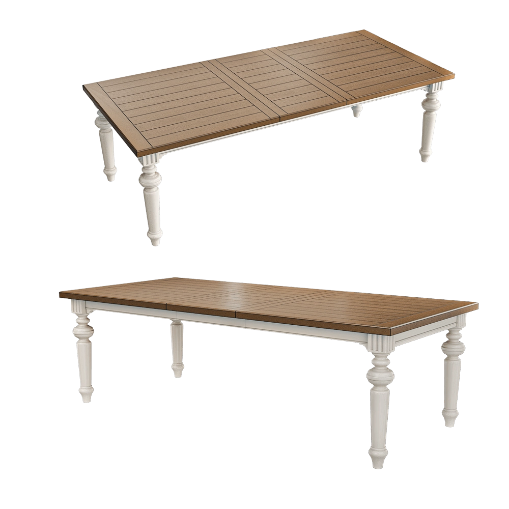 Full House - Extendable rectangular table 3D Model