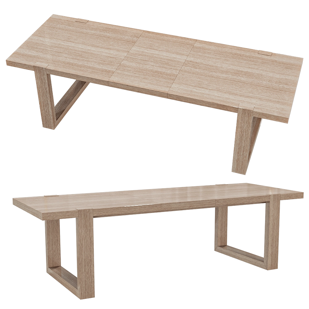 Full House - Extendable table 3D Model