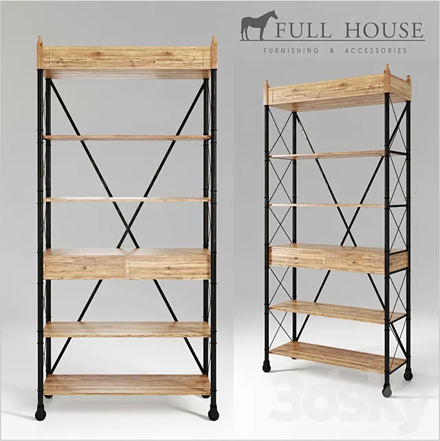 FULL HOUSE. Rack 1BCBG009 3DModel