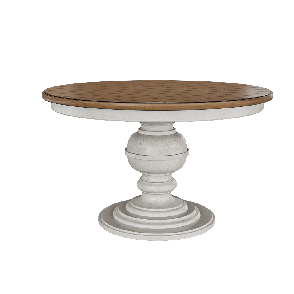 Full House - Round dining table 3D Model