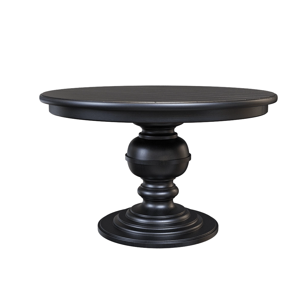 Full House - Round extendable table 3D Model