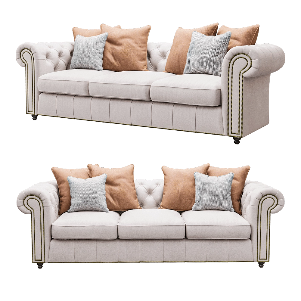 Full House - Sofa Chester 2 3D Model