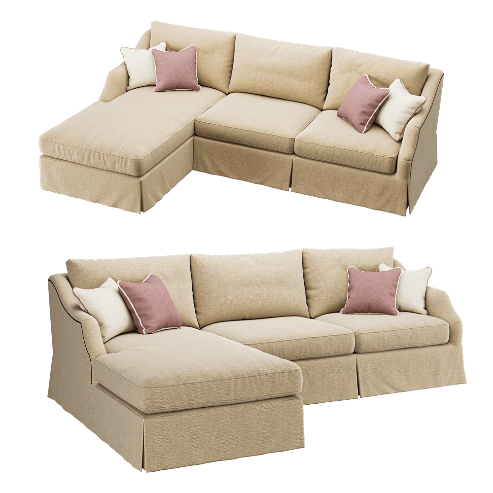 Full House - Sofa Langford 3D Model