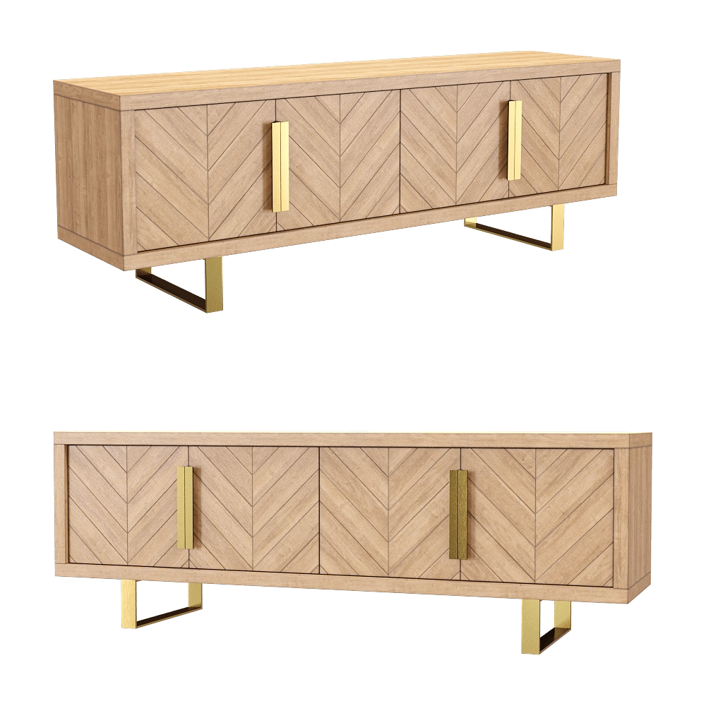 Full House - TV stand 1DRVL090 3D Model