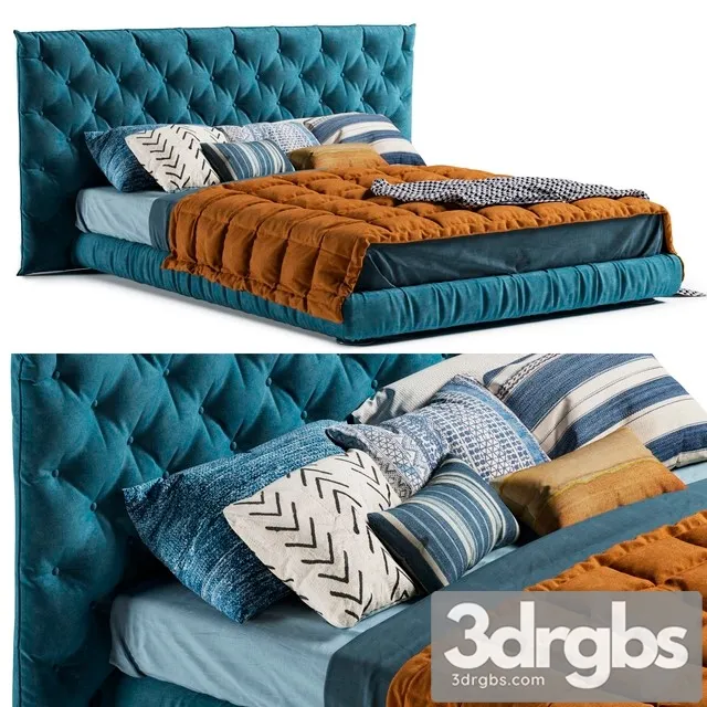 Full Moon Bed by Bonaldo 3D Model Free