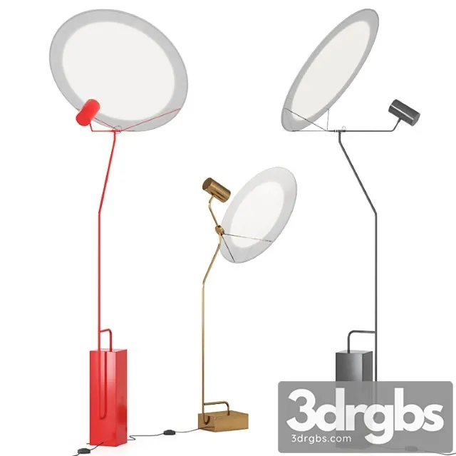 Full Moon Floor Lamp By Cedric Ragot For Roche Bobois 3D Model Free