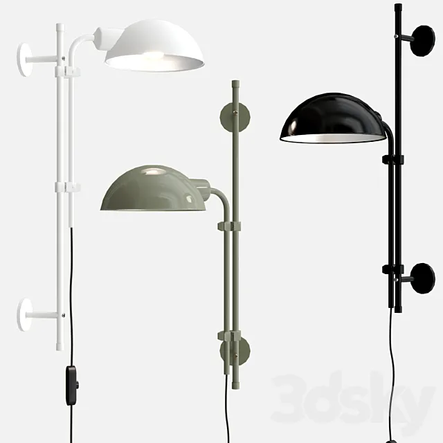FUNICULI PLUG-IN WALL LIGHT 3D Model