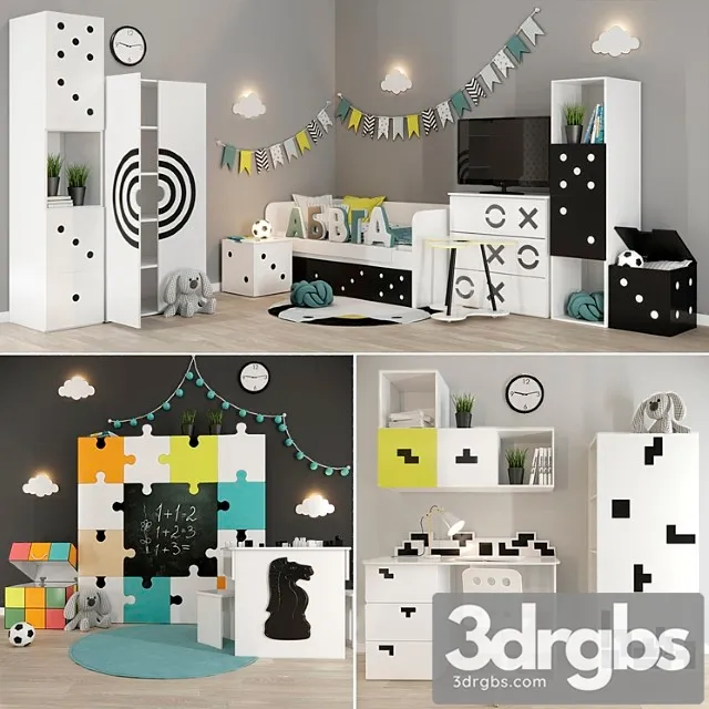 Funiture Children 2 3D Model Free