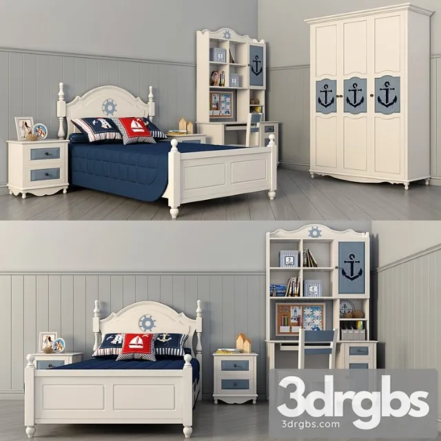 Funiture Children 3 3D Model Free