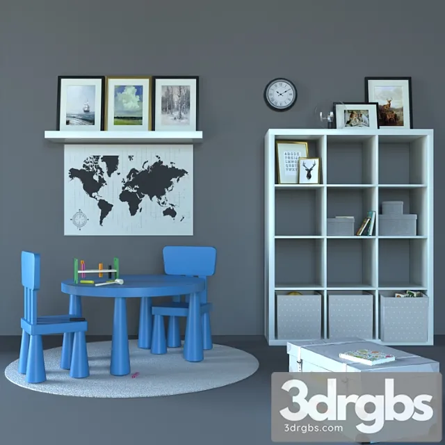 Funiture Children 5 3D Model Free