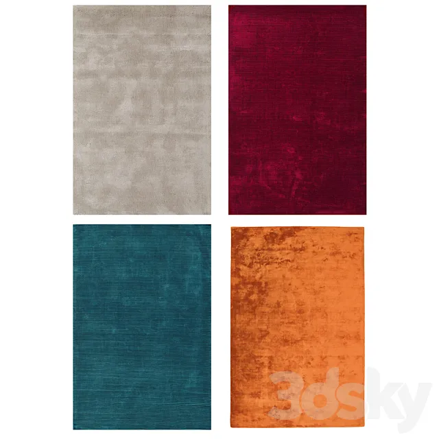 Fur Carpet 04 3D Model