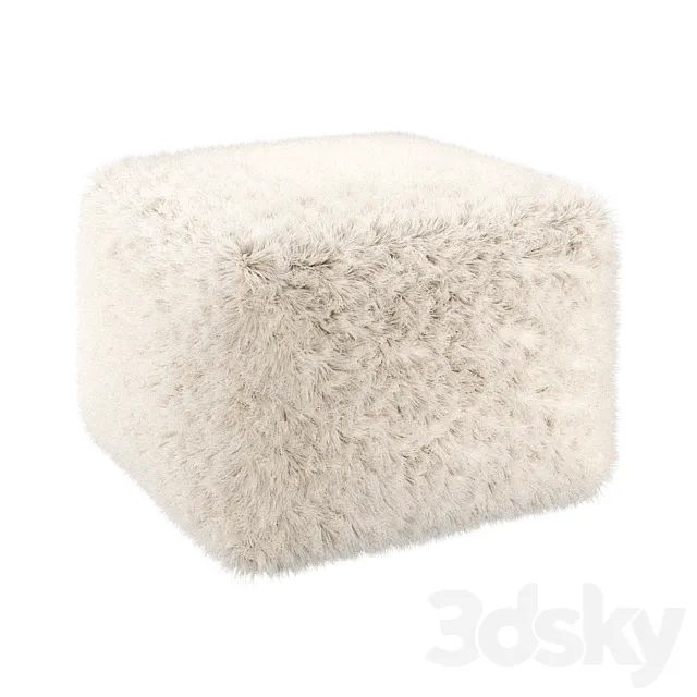Fur pouf 3DModel