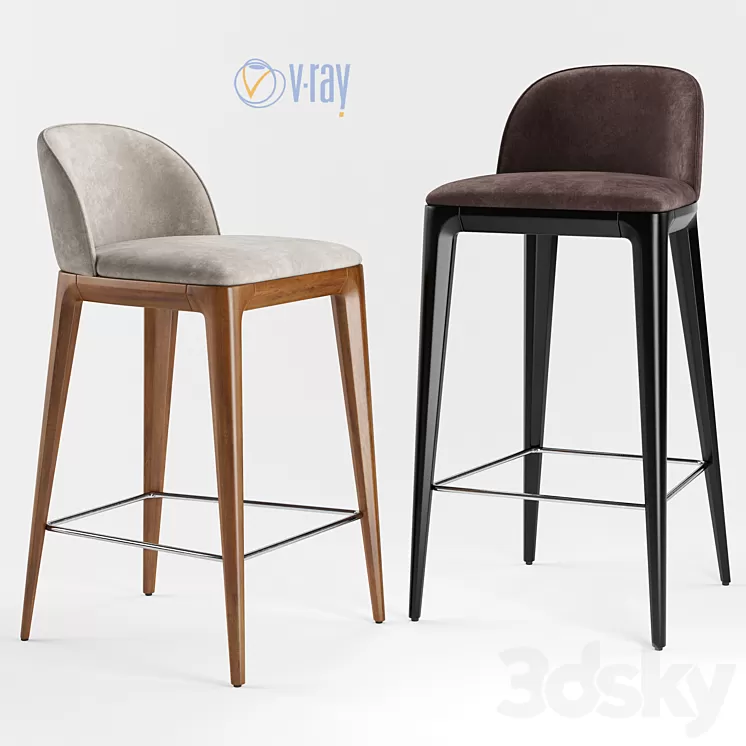 Furman. Bar stool Play. 3D Model