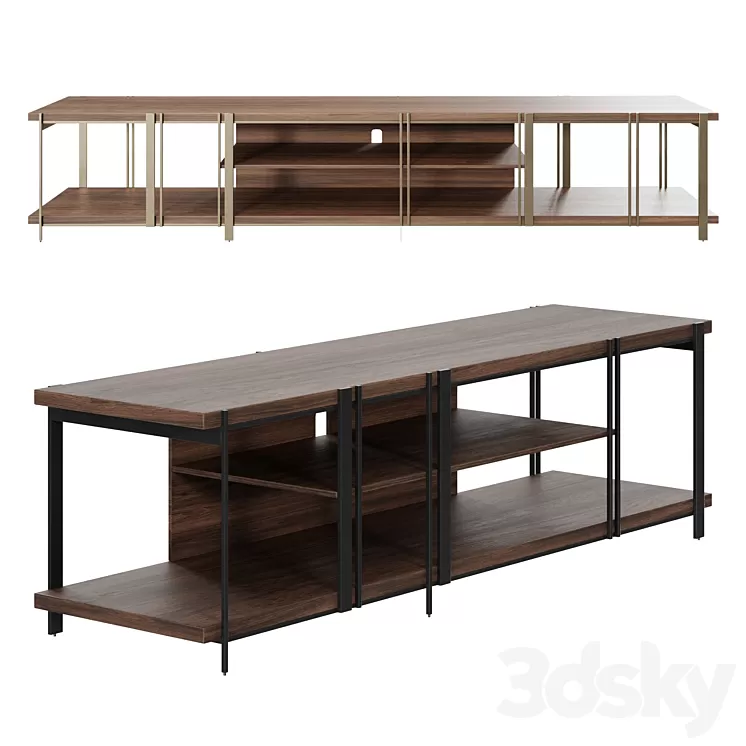 Furman Soho TV cabinet 3D Model Free