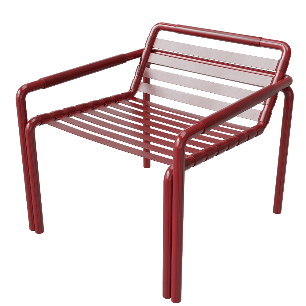 FURN OBJECT  - Armchair Happy metal 3D Model