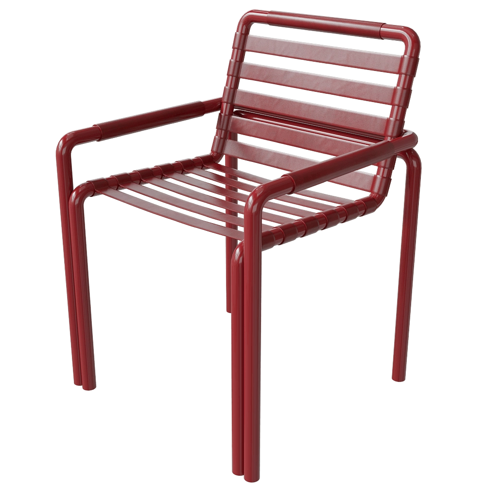 FURN OBJECT  - Chair Happy Metal 3D Model