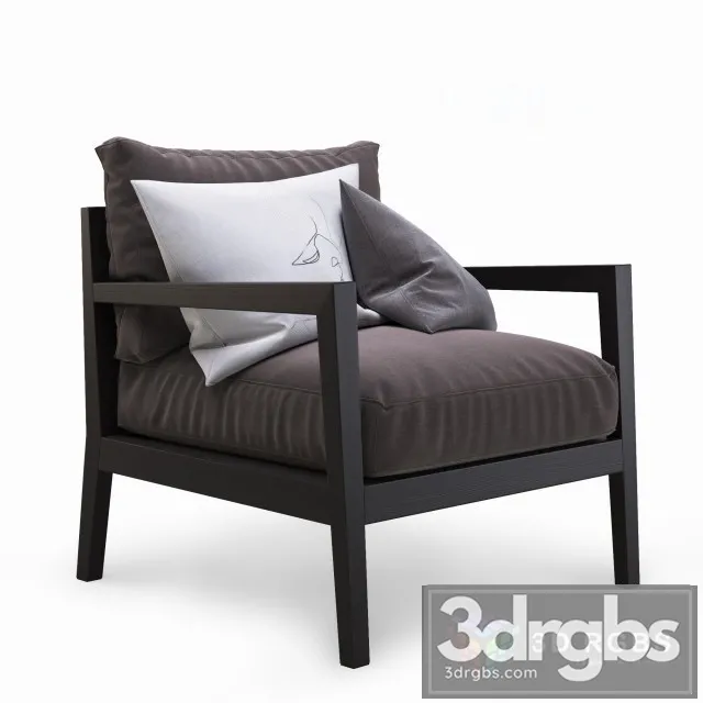 Furninova Sessel Karetta Armchair 3D Model Free