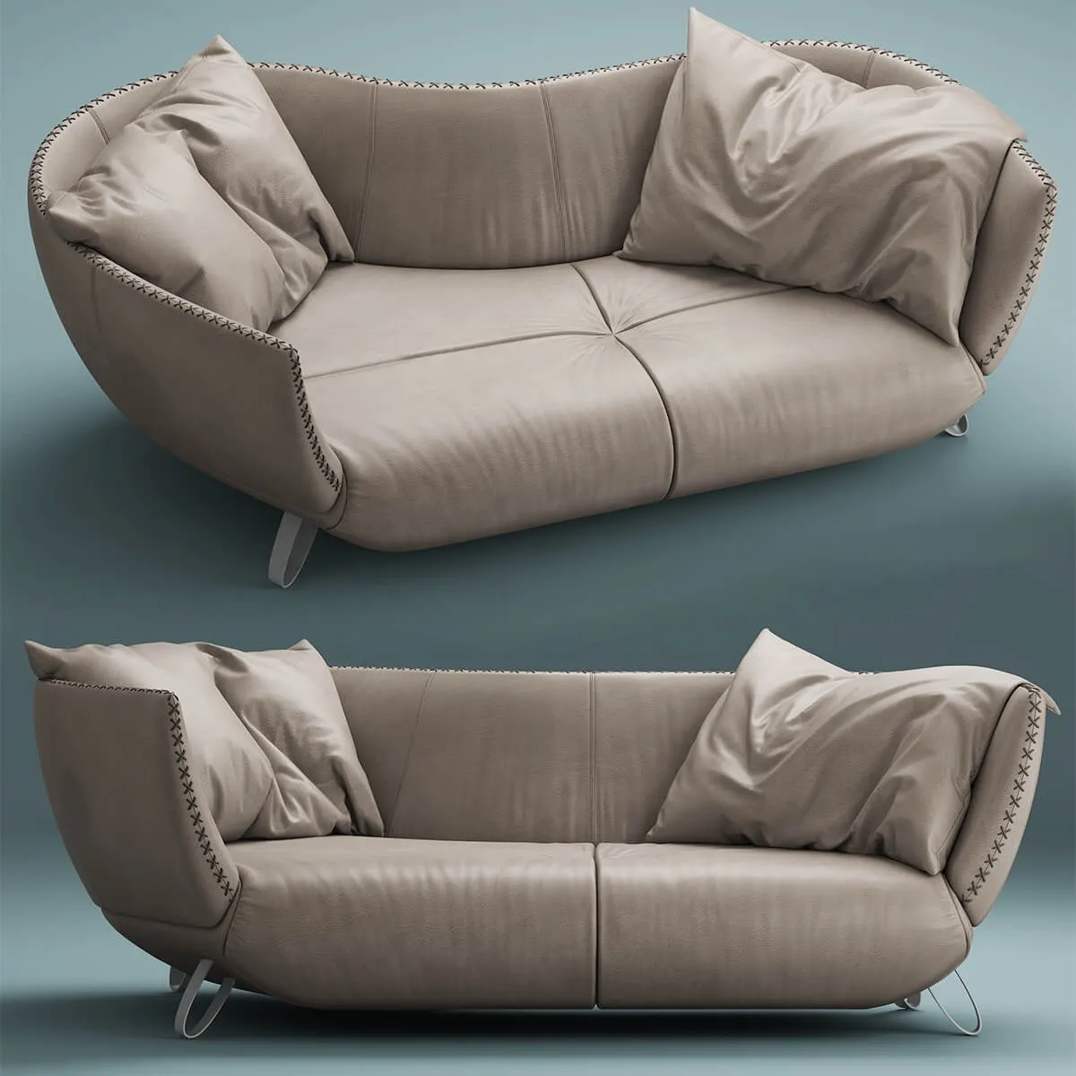furniture - 2 Sofas desede DS-102 3D Model