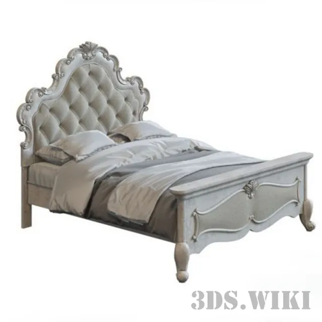 furniture - 35 Bed classic 3D Model
