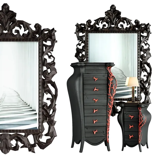 furniture - 4802-Corallo and 4801-Corallino 3D Model