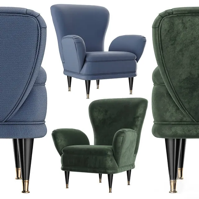 furniture - 6506 - G Piera armchair 3D Model