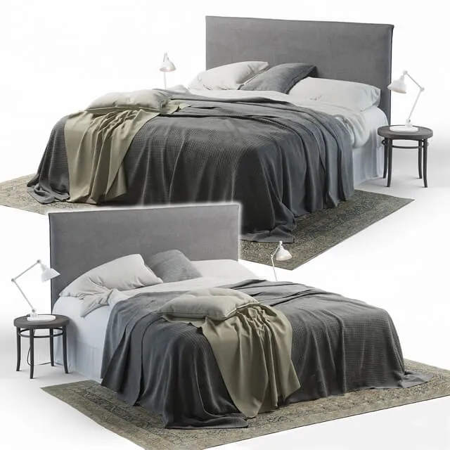 furniture - 95 Jahre Schramm bed 3D Model