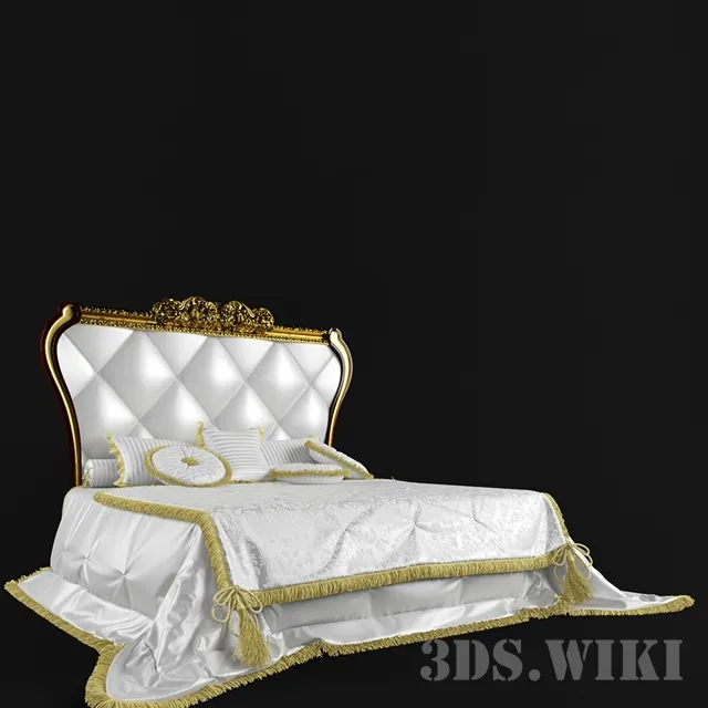 furniture - A.R.Arredamenti Grand Royal Bed Art.470 3D Model