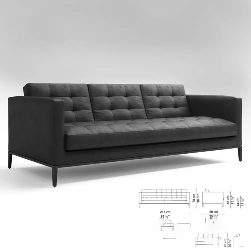 furniture - Ac Lounge sofa - B&B Italia 3D Model
