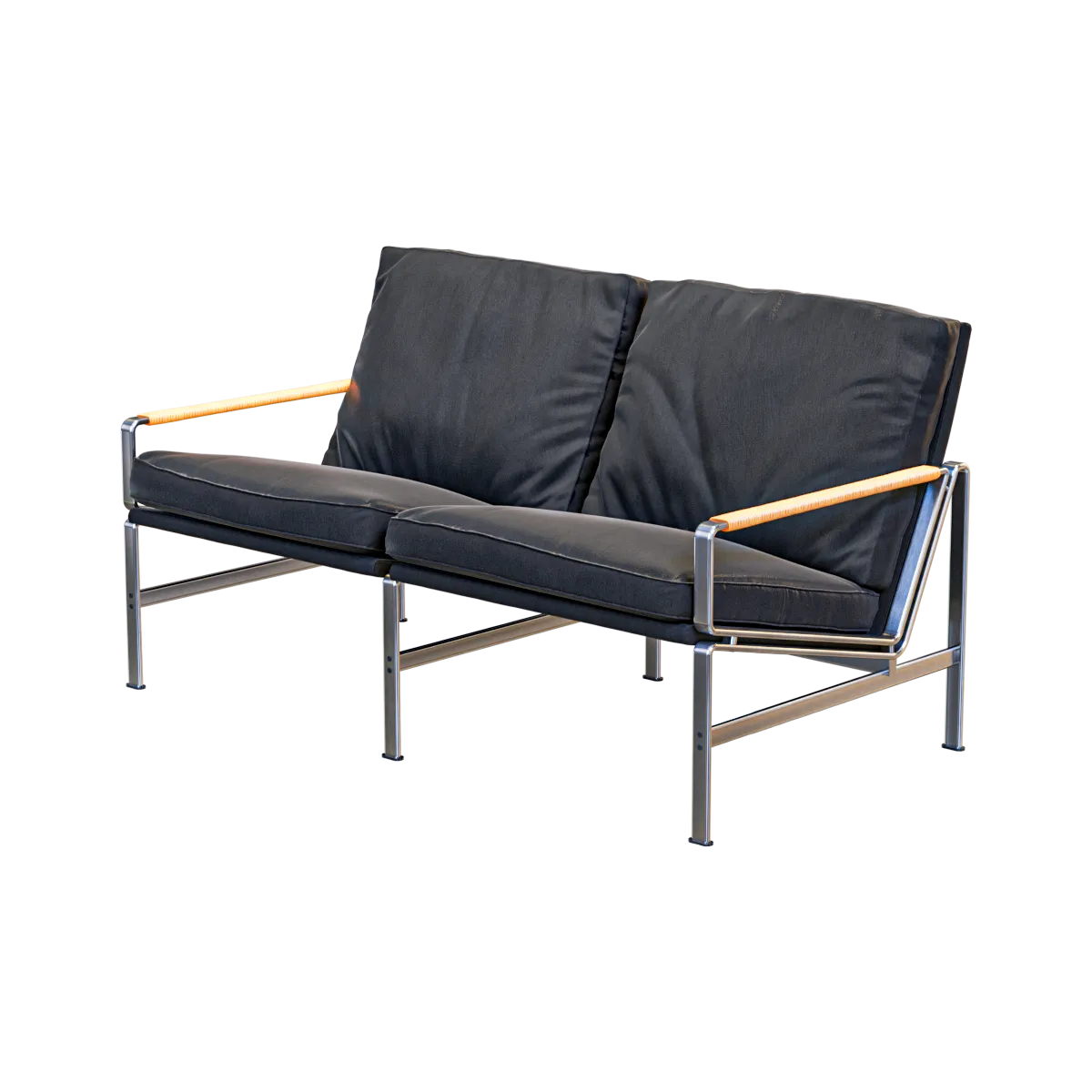 furniture - Acacia Love seat set 3D Model