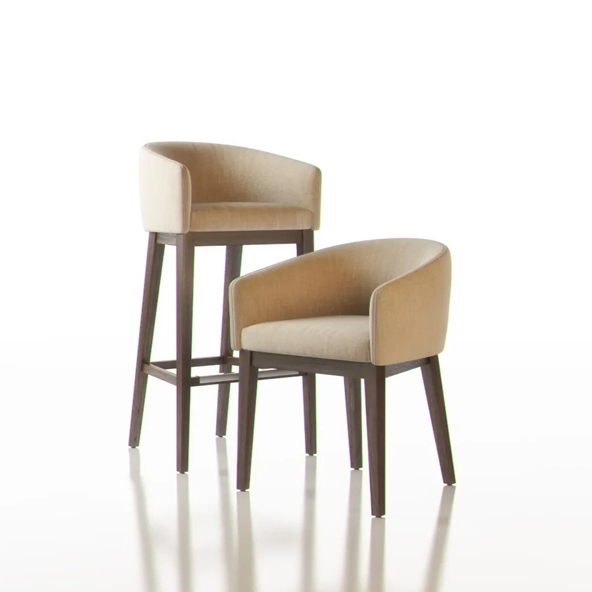furniture - Accento Albert Chairs 3D Model