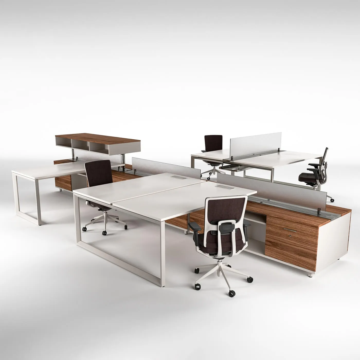 furniture - Actiu Vital plus Spine office furniture 3D Model