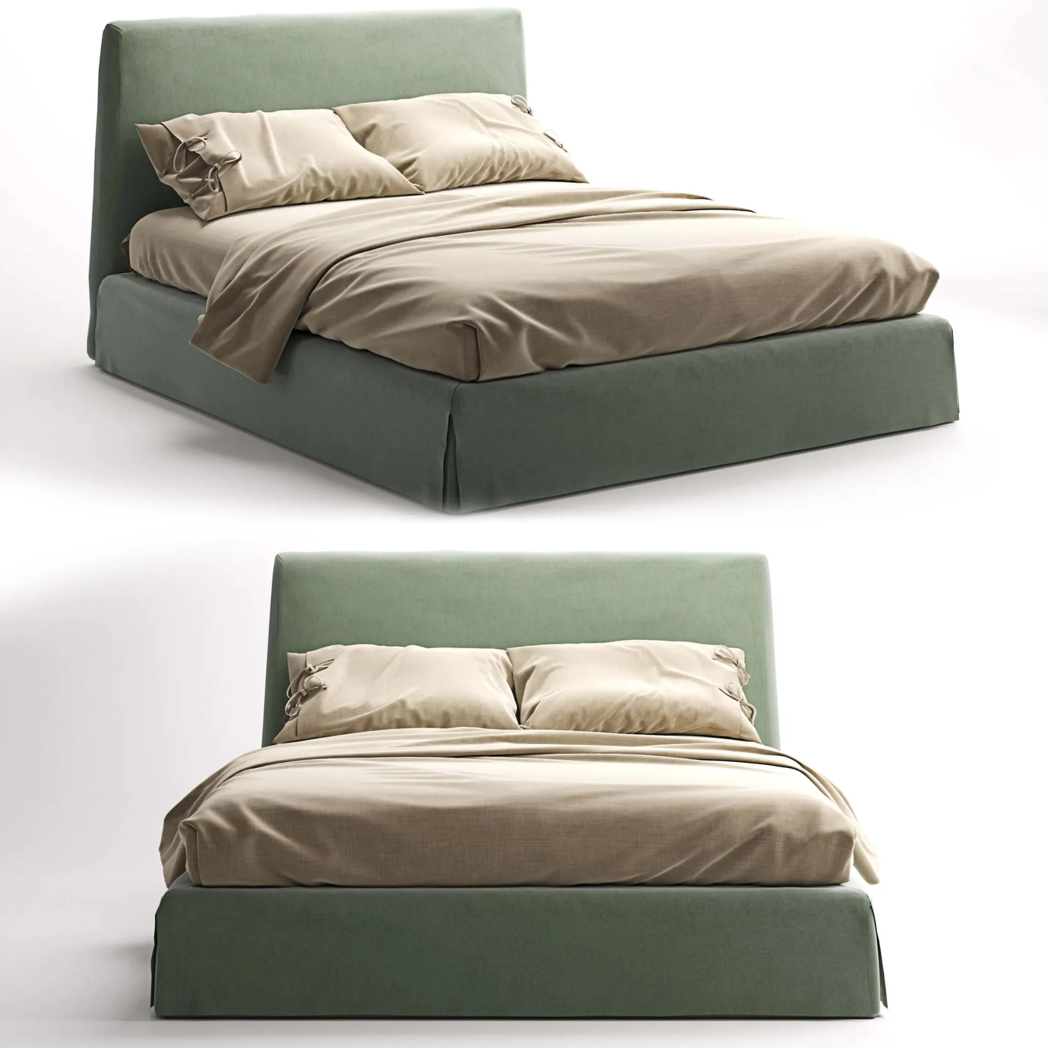 furniture - Adel Ditre Italia bed 3D Model