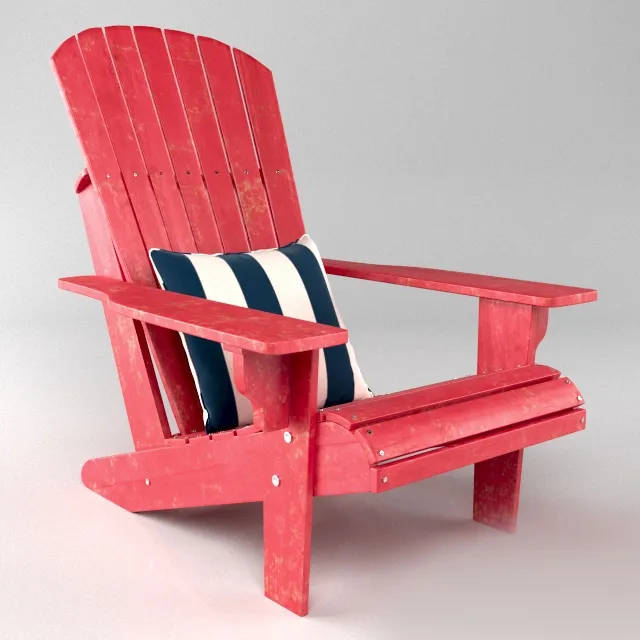 furniture - Adirondack chair 3D Model