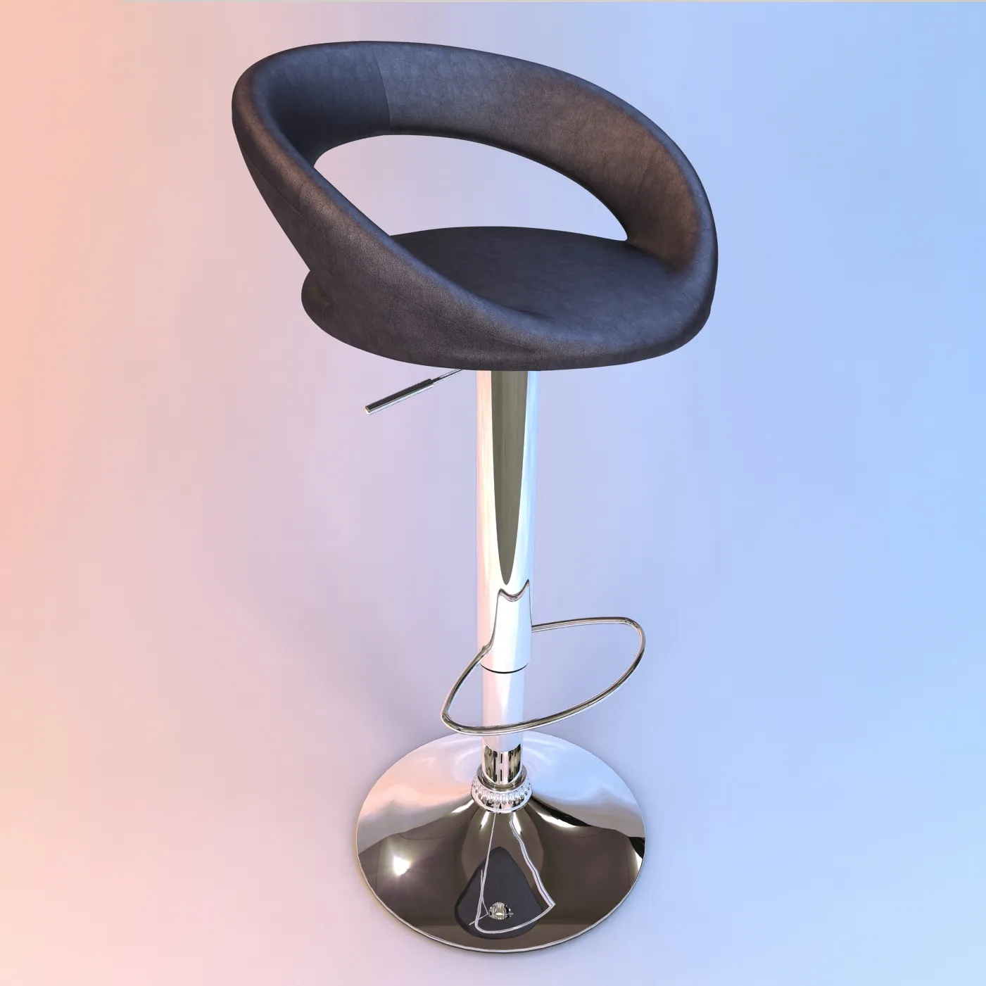 furniture - Aero bar chair 3D Model