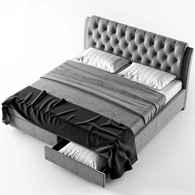 furniture - Ainge Bed 3D Model