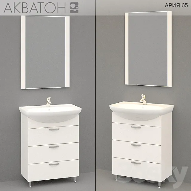Furniture Akvaton Aria 65 3DModel