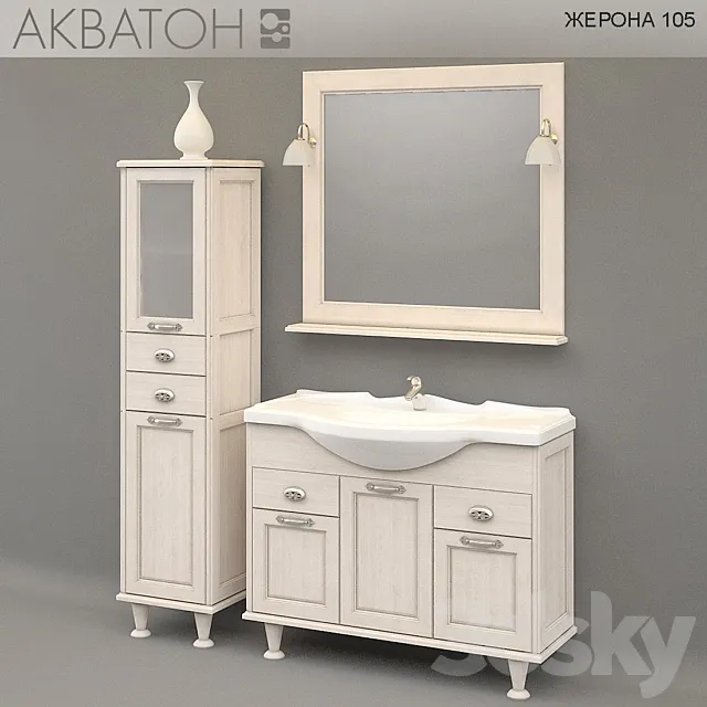 Furniture Akvaton Gerona 105 3DModel