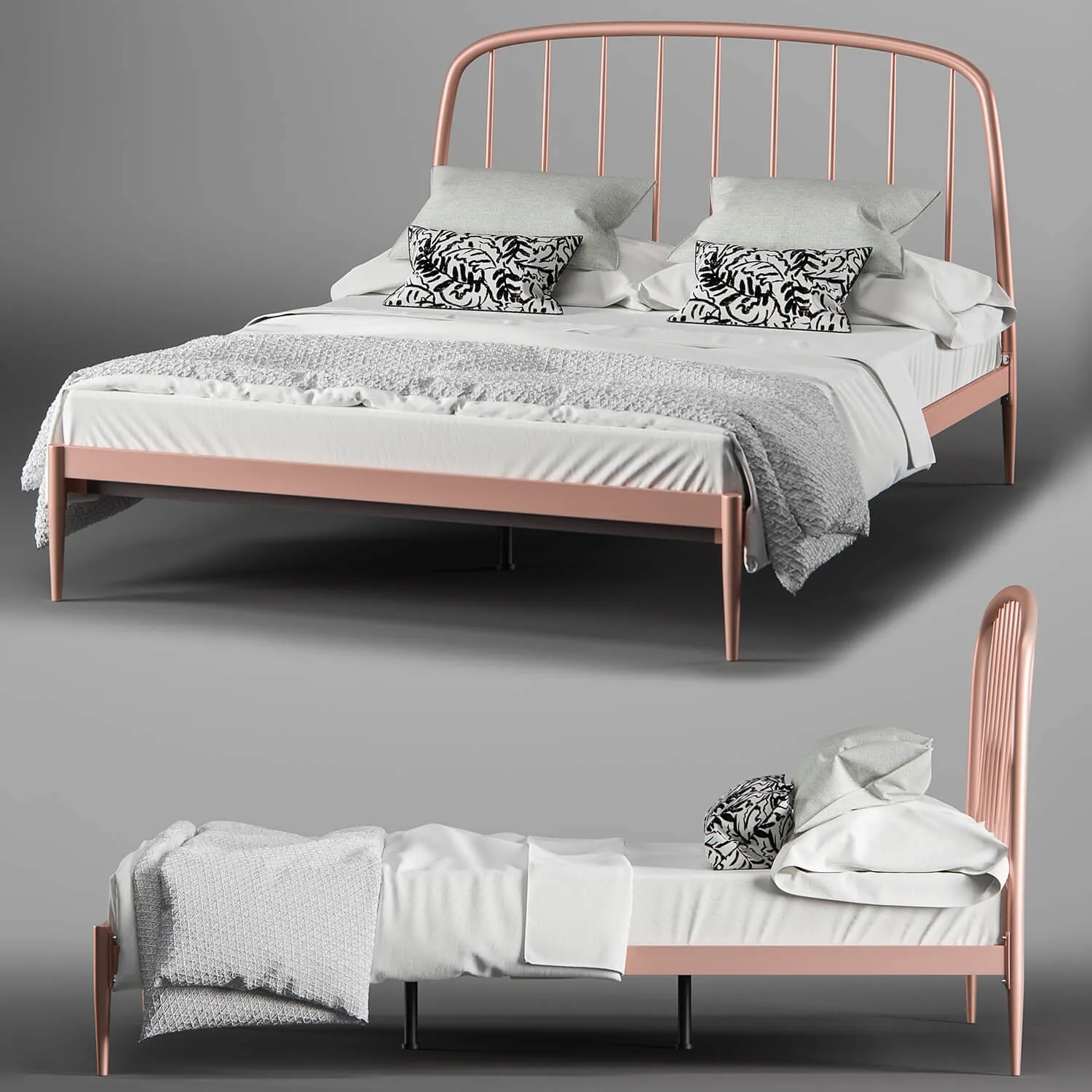 furniture - Alana bed 3D Model