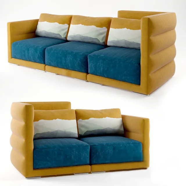 furniture - Albert  and Shtein Fredo sofa 3D Model