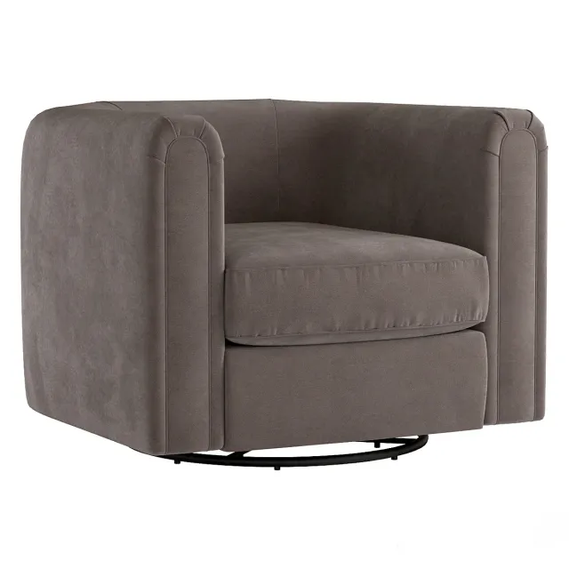 furniture - Alden Barrel Club Armchair 3D Model