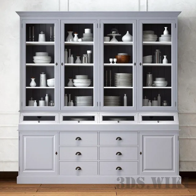 furniture - Alexandrine Provence sideboard 3D Model