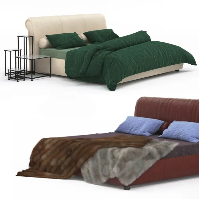 furniture - Alfred Bed 3D Model