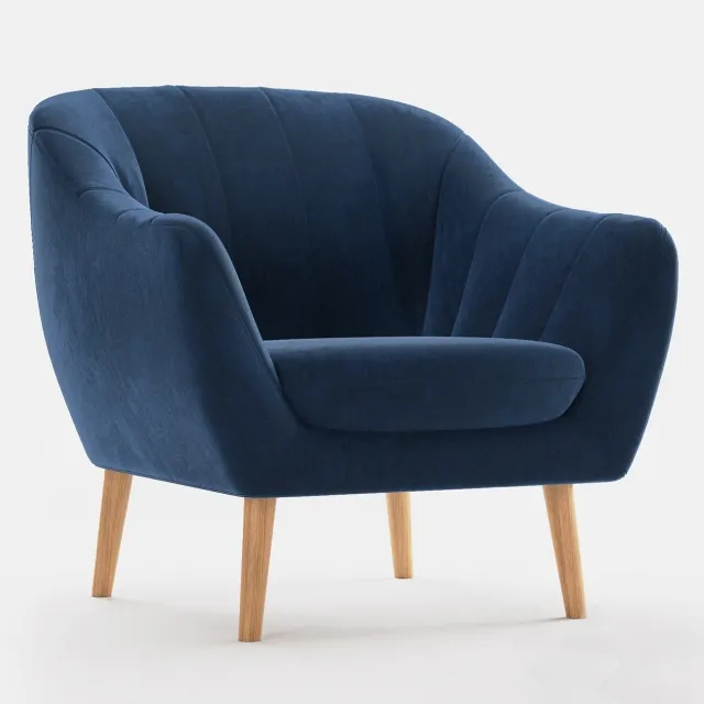 furniture - Alinea Shell Armchair 3D Model