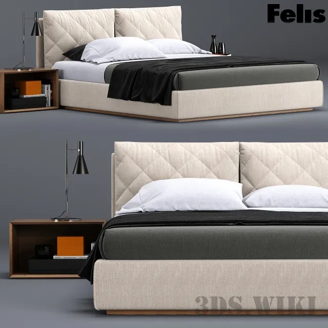 furniture - ALLEN By Felis bed 3D Model
