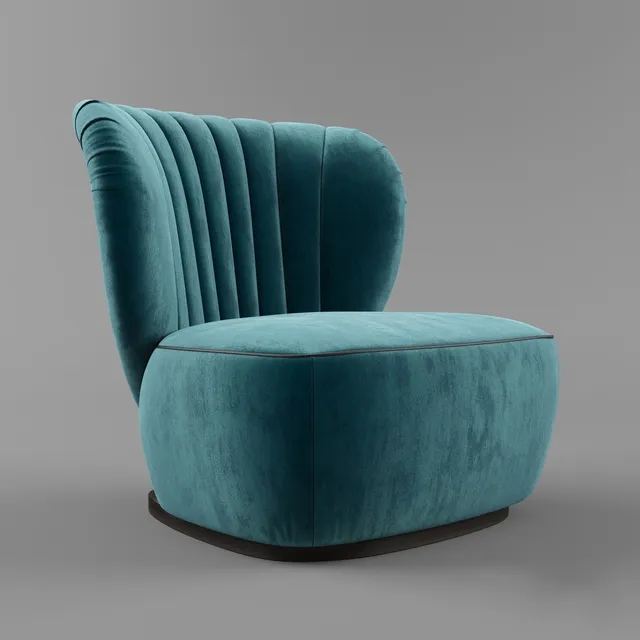 furniture - Amelia Armchair by Black Tie 3D Model